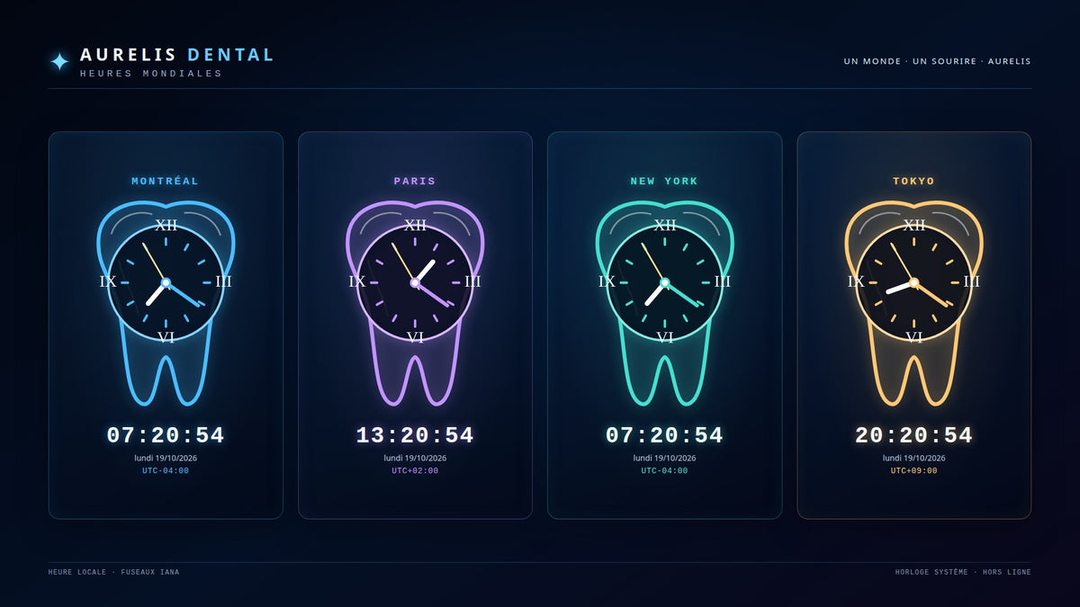 AURELIS DENTAL — Affichage numérique pour salle d’attente