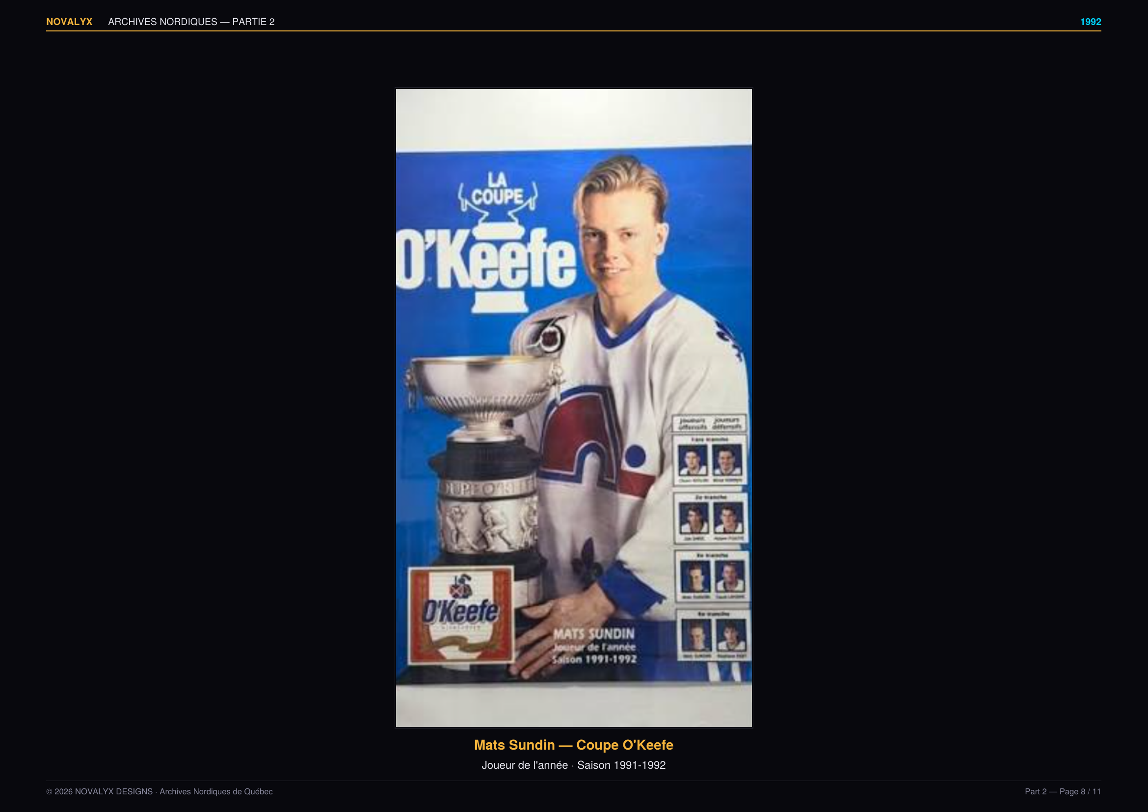 Monde Infini · Les Nordiques de Québec — Nordiques 95 · Coffret 24 WAV