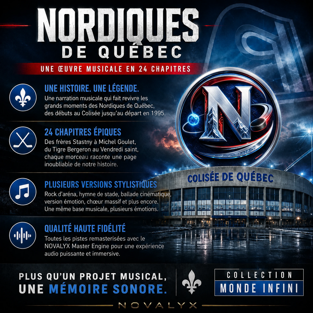 Monde Infini · Les Nordiques de Québec — Nordiques 95 · Coffret 24 WAV