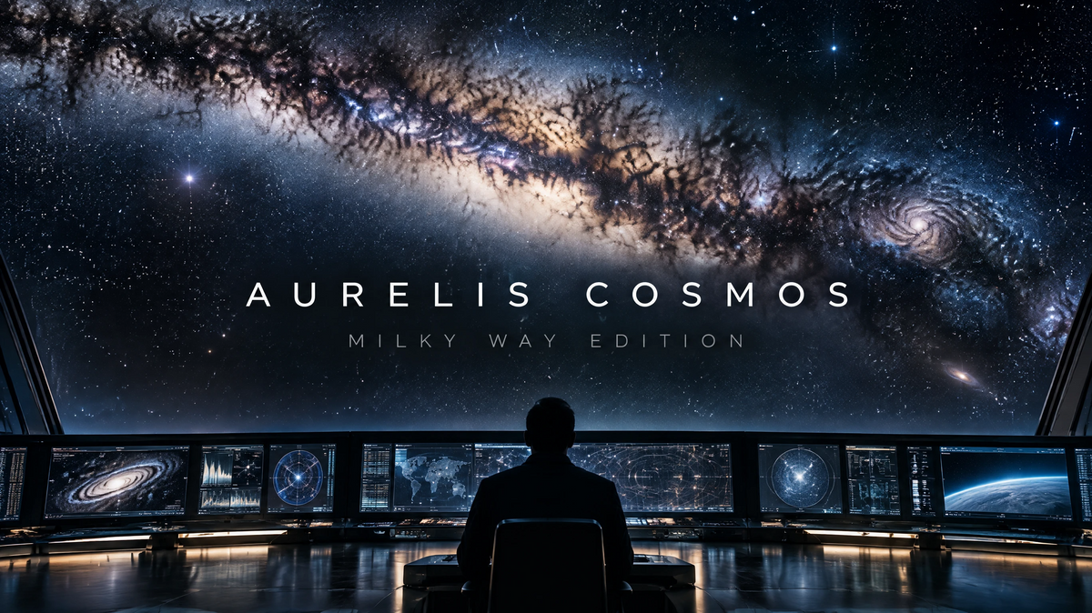 AURELIS COSMOS — Tableau spatial interactif | Mission Control