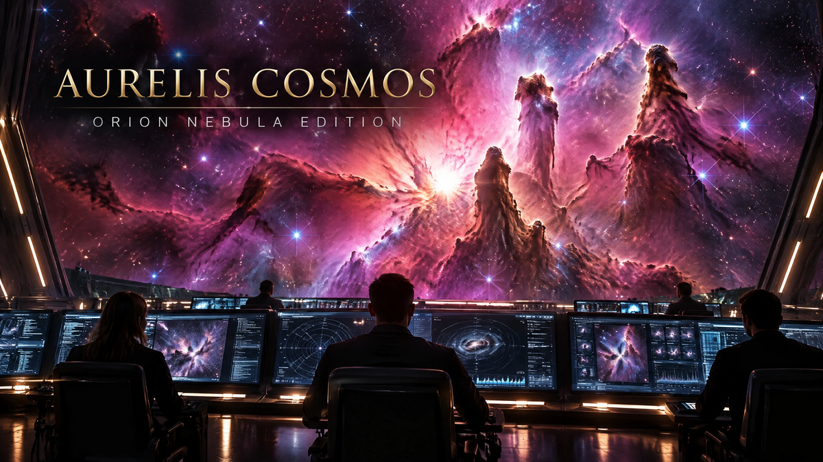 AURELIS COSMOS — Tableau spatial interactif | Mission Control