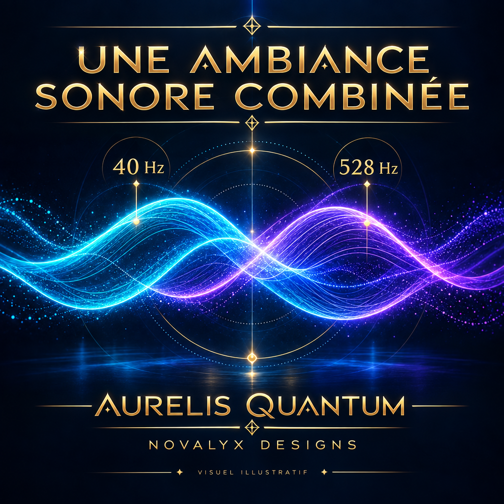 Ambiance sonore 40 Hz et 528 Hz