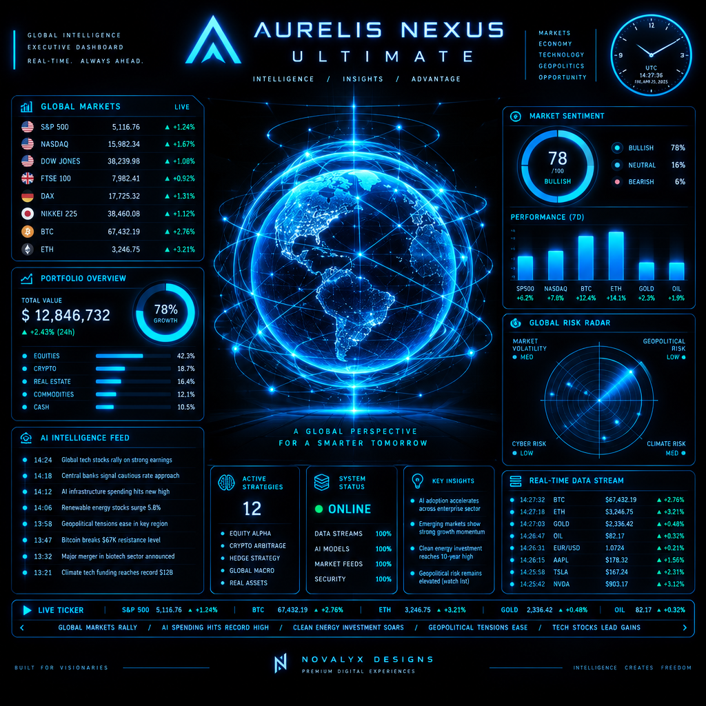 AURELIS NEXUS — AZURE NEON