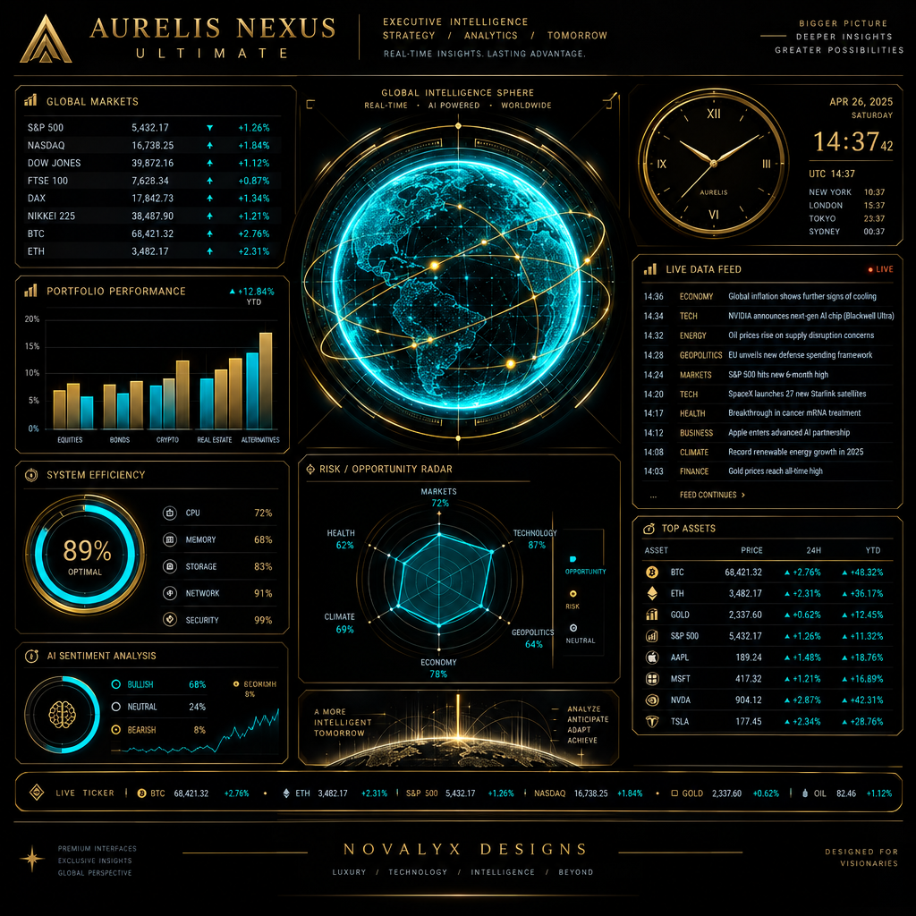 AURELIS NEXUS — NOIR/OR