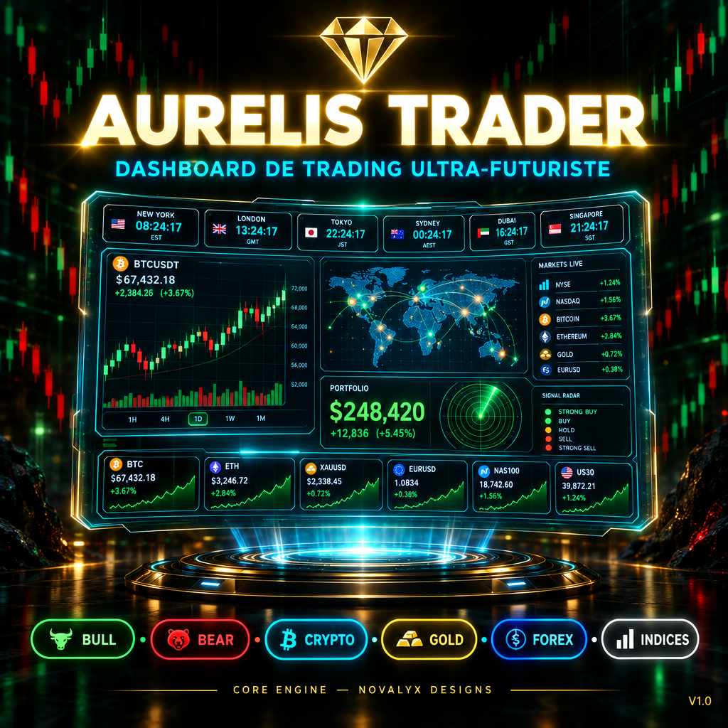 AURELIS TRADER — Couverture Premium