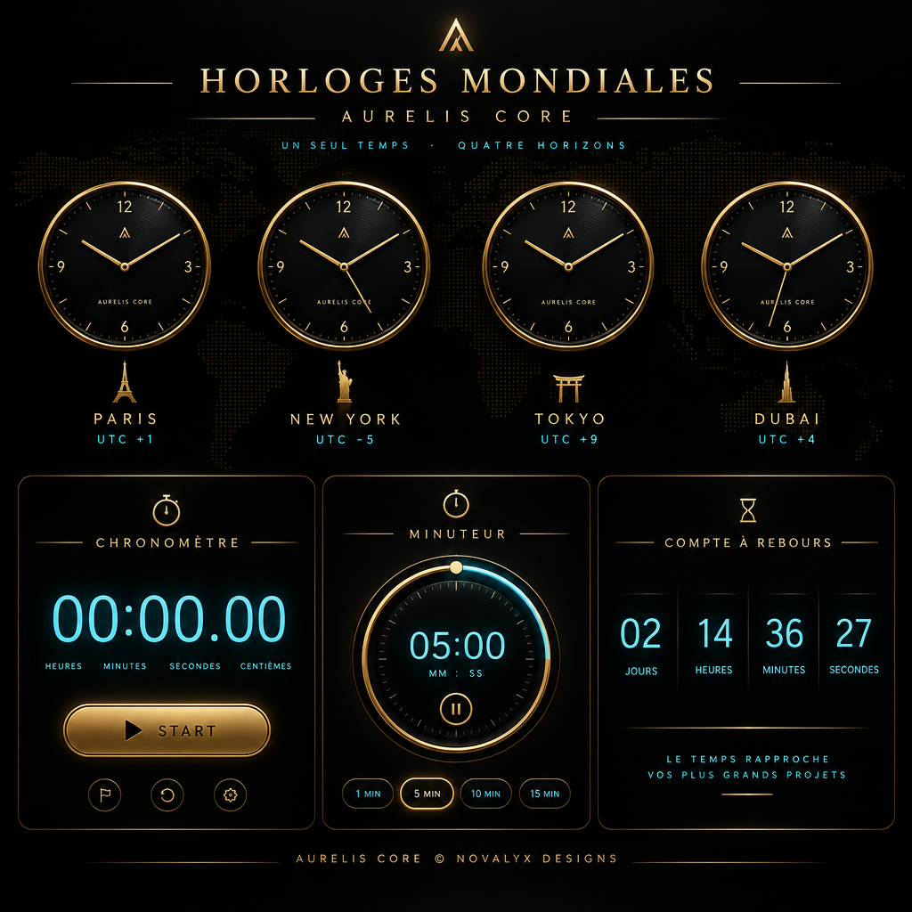 Horloges AURELIS CORE