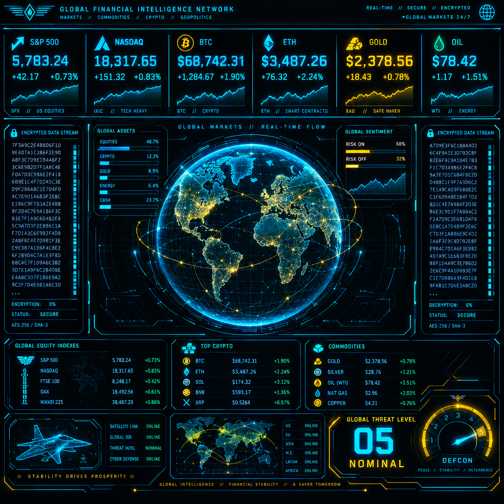 Image 4 — Ticker + GLOBAL THREAT