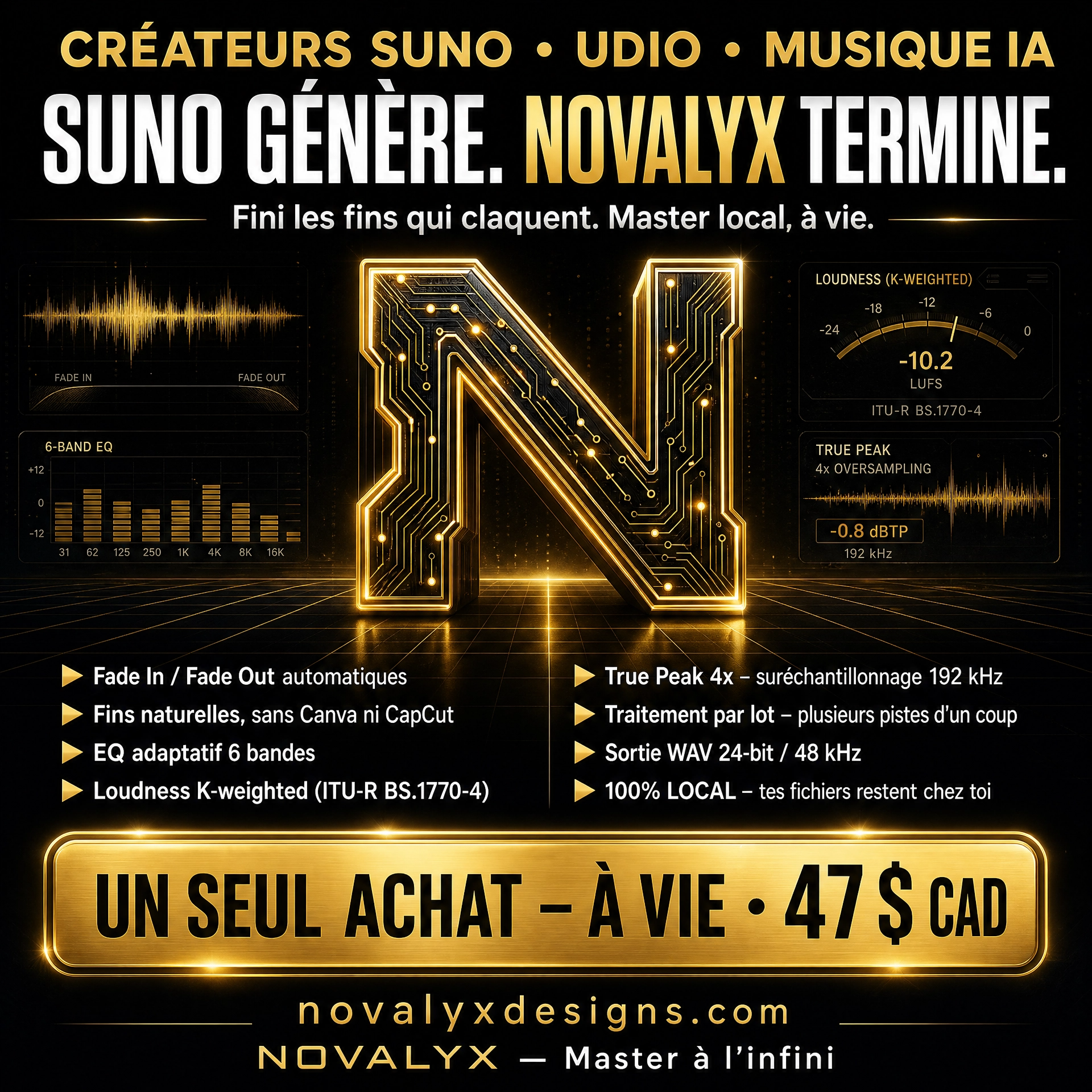 NOVALYX Master Engine V3.1 — Édition Diamond Quality