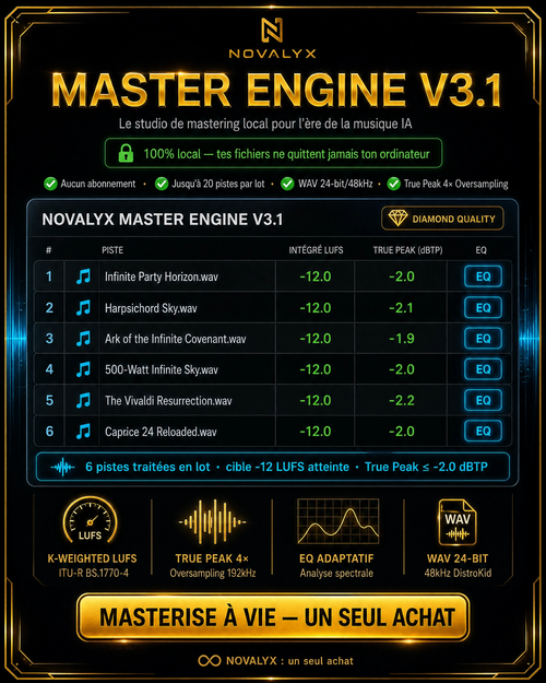 NOVALYX Master Engine V3.1 — Édition Diamond Quality