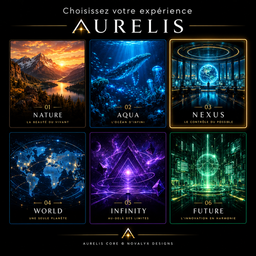 Sélecteur univers AURELIS CORE